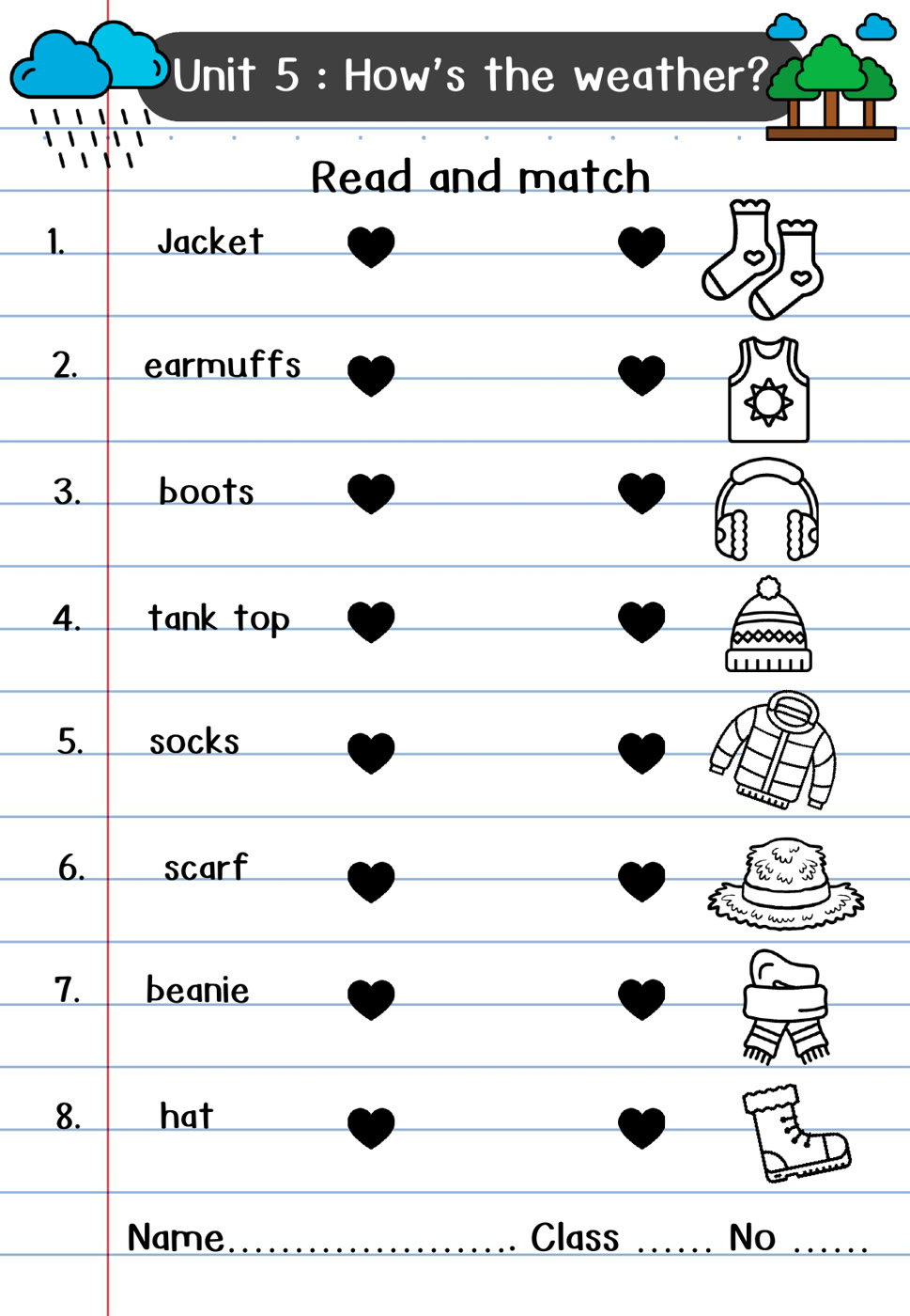 ตัวอย่างหน้าที่ 3 จากชุด กิจกรรมฝน ฟ้า อากาศ